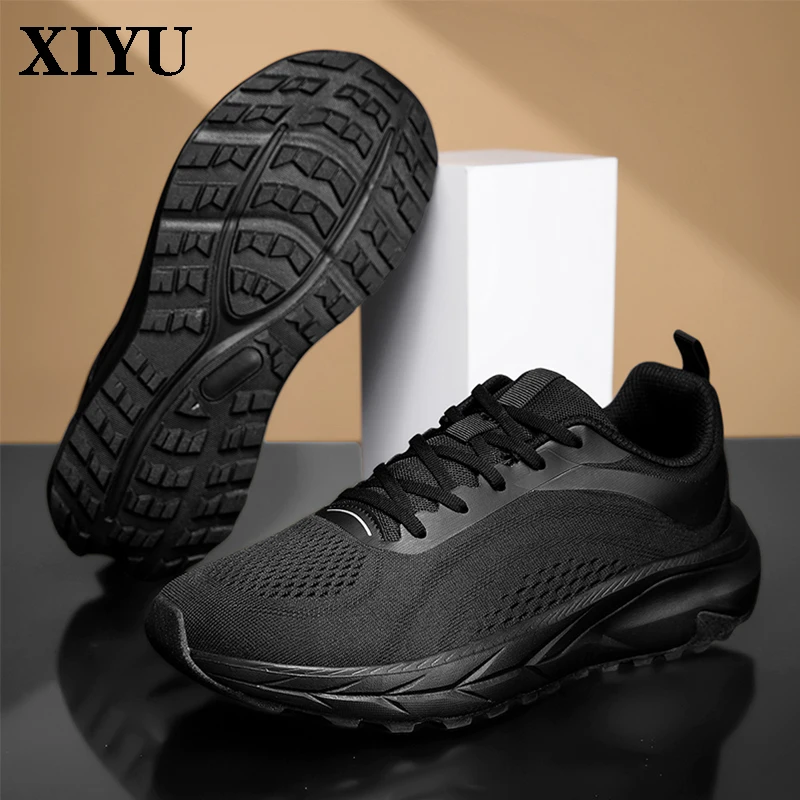 

XIYU осенняя мужская спортивная обувь с широкой головкой, дышащая, мягкая, для отдыха на открытом воздухе, для пешего туризма, занятий спортом в помещении, с широкой головкой, стиль для пары