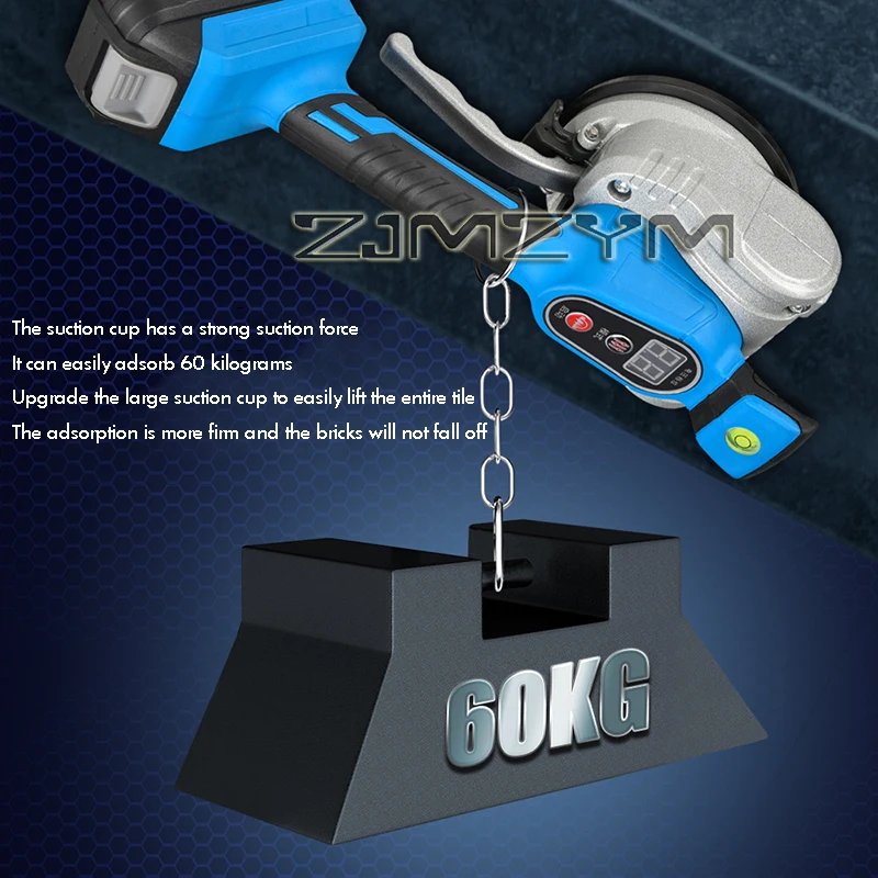 Cordless Tile Vibration Leveling Machine 15000 mAh Battery Tiler Vibrator Tool Tile Laying Machine for Laying Floor&Wall Tile