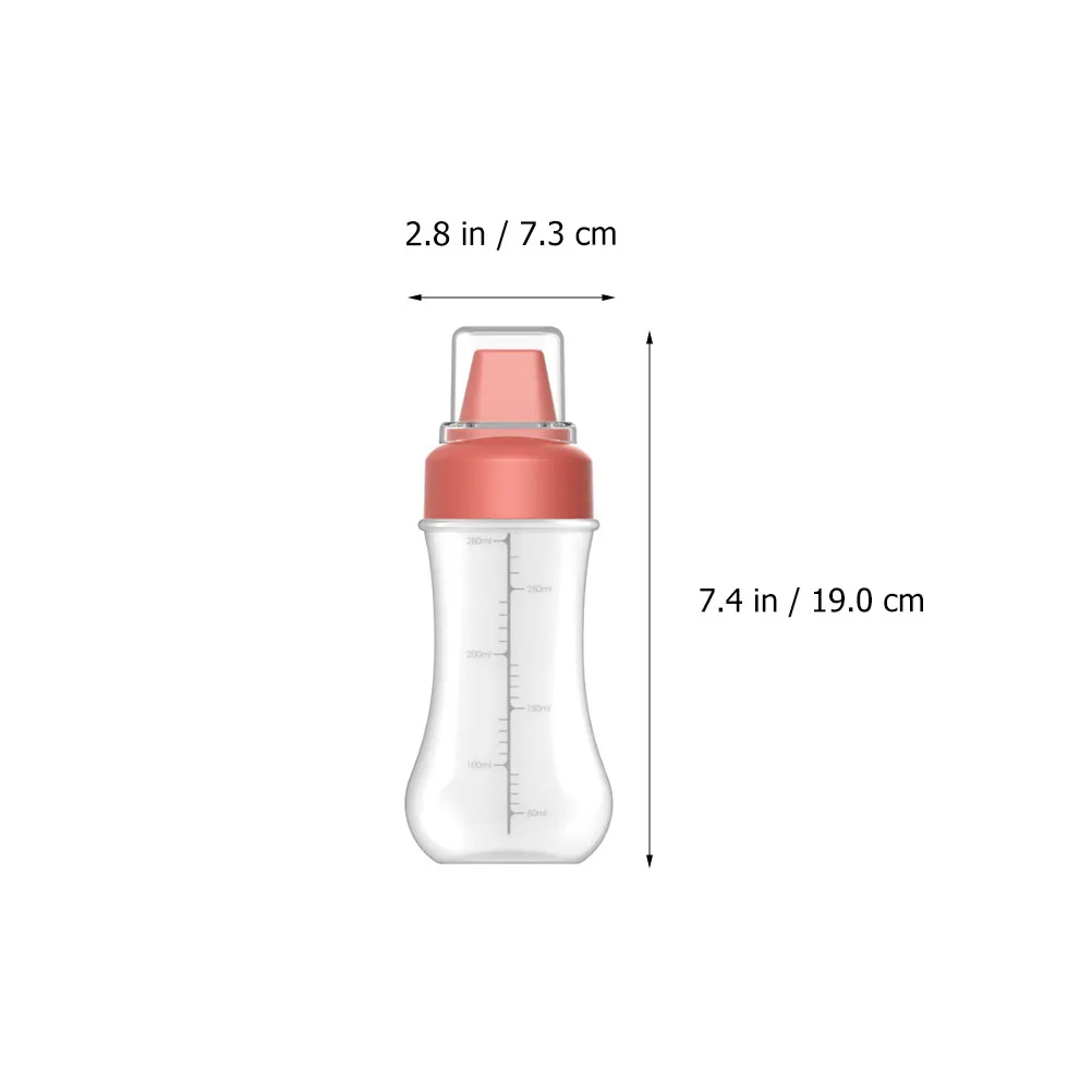3Pcs Squeeze Bottles Transparent 5-Hole Kitchen Condiment Dispensers Reusable Sauce Bottles for Ketchup Mustard Salad Dressing