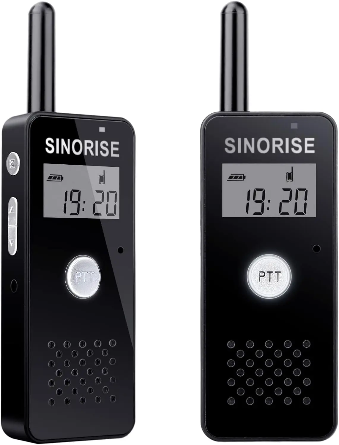 

Mini Walkie Talkies,Two Way Radio with Earpiece & Mic Set Headsets 2pcs/Lot