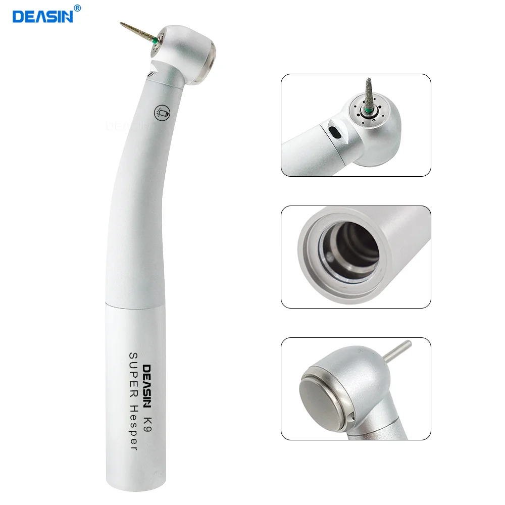 Dentist 6 Hole Fiber Optic LED High Speed Air Turbine Handpiec Handpiece Compatible for KaVo Quick Coupling Super Powerful Tool