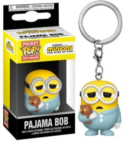 Funko Pop Despicable Minions Me CARL Pajama Bob Agnes Pocket Pop Keychain the Rise of GRV Vinyl Figure Toys