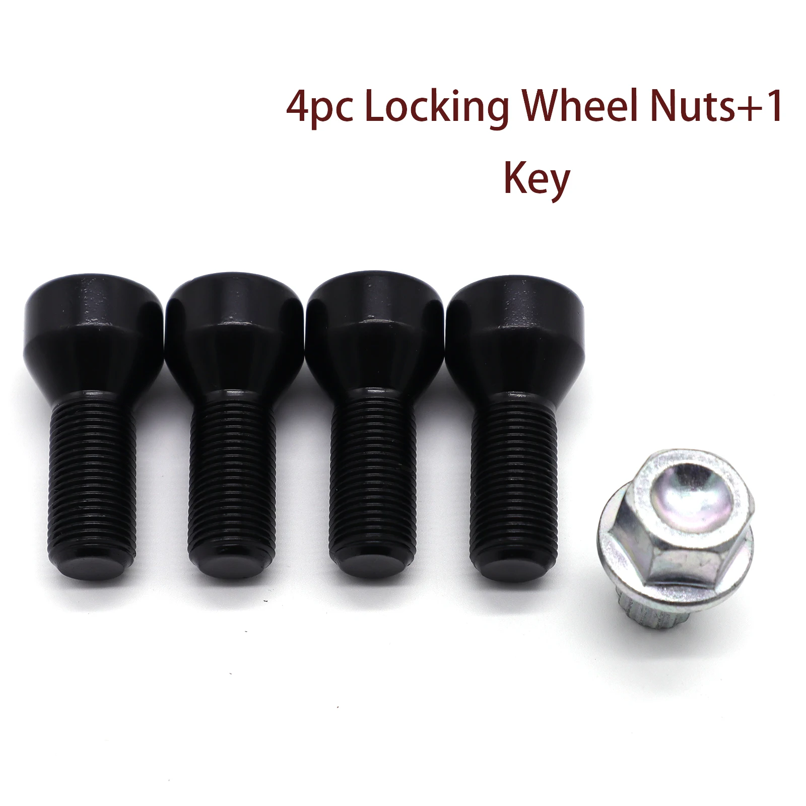 4Pcs 36136786419 Car Locking Wheel Bolt Nuts Tools Set M12 x 1.5 For BMW 325 328 335 525 528 M3 M5 M6 Z3 Z4 Car Tire Accessories