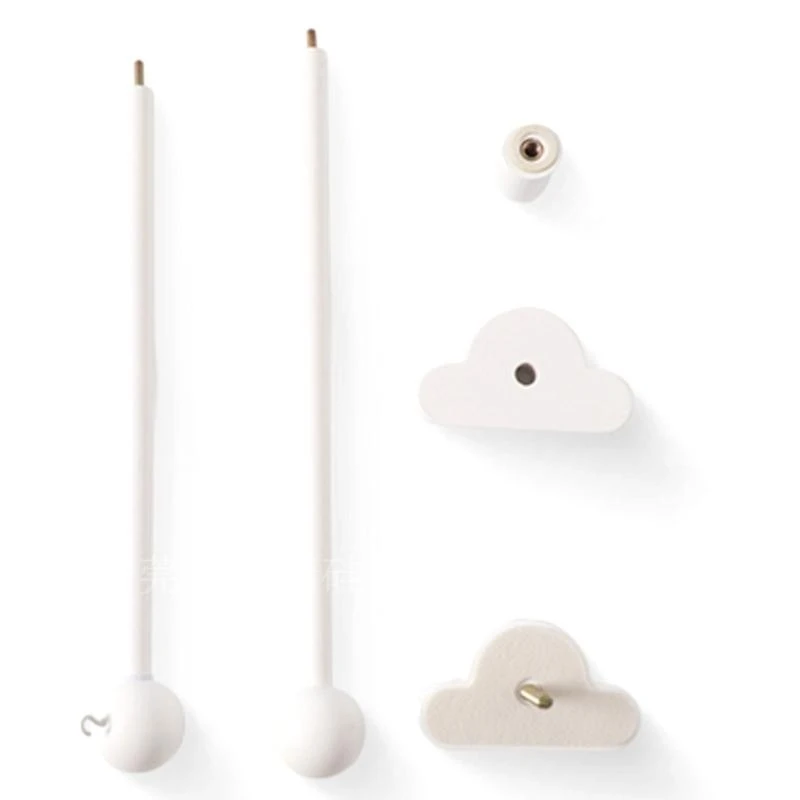 Q0KB Crib Mobile Hanger Rotatable Bracket Claw Mobile Bed Bells Stand for Baby Cribs