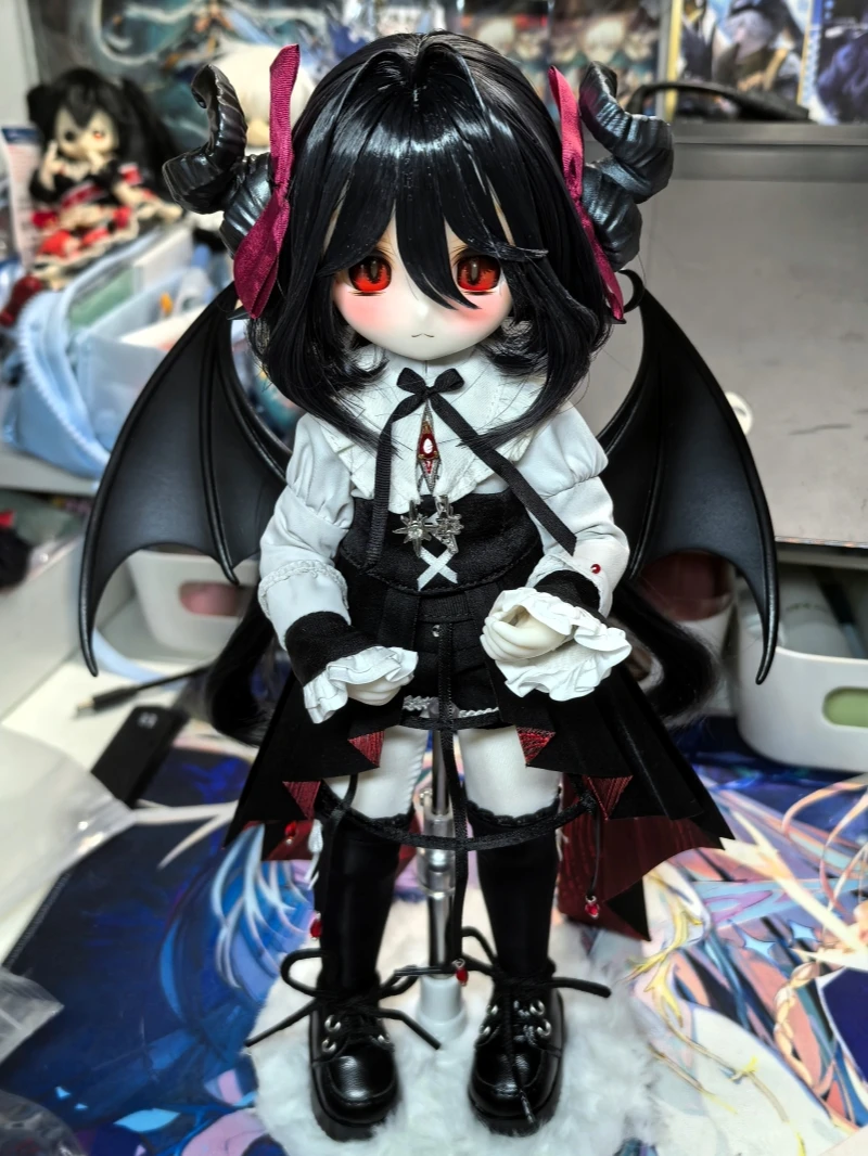 Genuine Tinyfox Official Dark God Grafa Mjd Genuine 1/6 Scale Articulated Doll Anniversary Style Full Set Collect Model Gift Toy