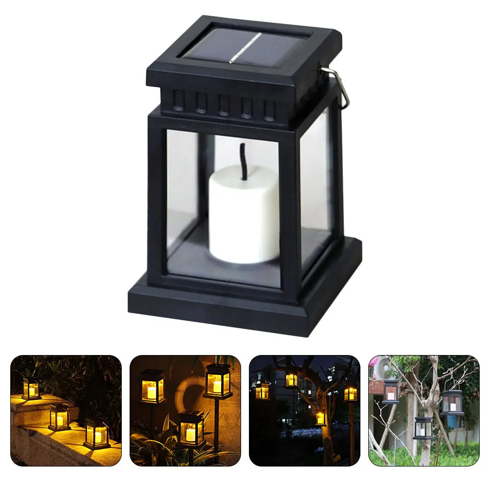 مصباح حديقة شمسي عتيق مصباح حديقة خارجي موفر للطاقة مصباح ديكور متين للفناء والضوء الذي يعمل بالطاقة الشمسية