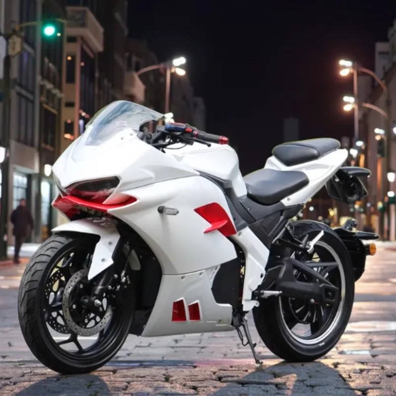 

2025 New Style 2025 New High-Speed 3000W Electric Racing Motorcycle Vintage 80km/h Moped For Adults