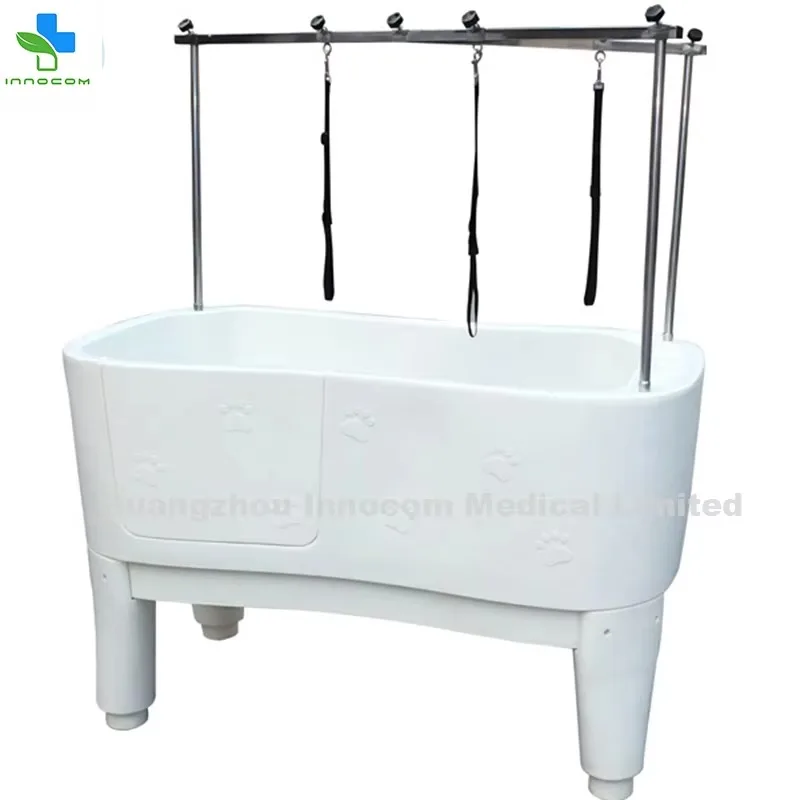 2026 Guangzhou Professional Plastic Dog Grooming Bathtub Veterinary Instrument For Dog Washing Bath