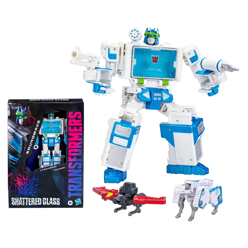 

Transformers Toys Generations Shattered Glass Collection Soundwave & IDW's Shattered Glass - Soundwave Action Figure Model Gift