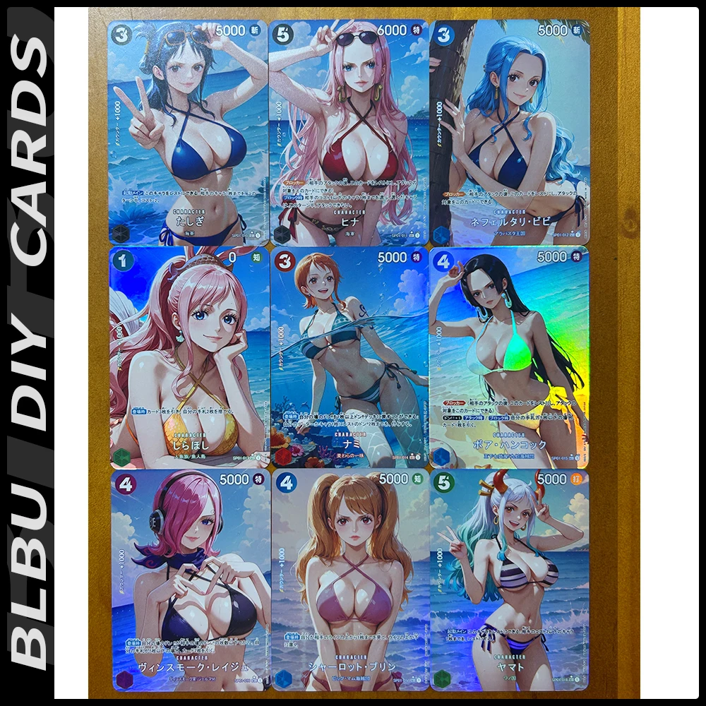 

BLBU ACG OPCG Card One Piece Collectible Card Bikini Sexy Underwear Anime Card Nami Nico Robin Card OP dive DIY Card Boys gifts