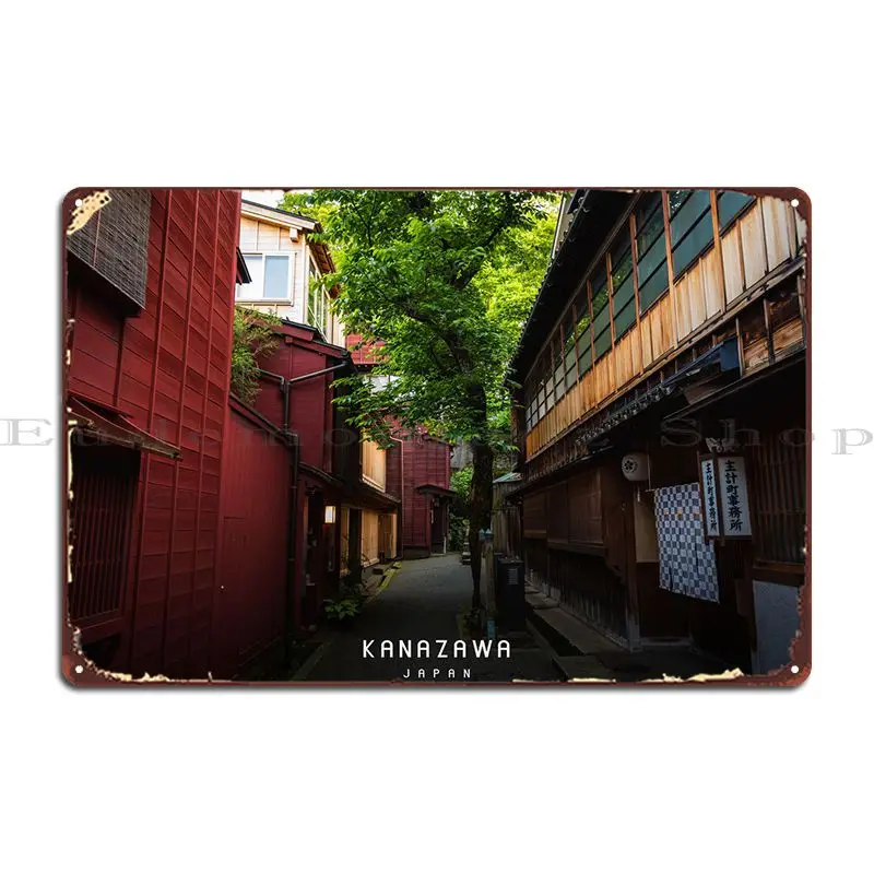 Kanazawa Metal Plaque Poster Pub Cinema Printing Custom Garage Tin Sign Poster