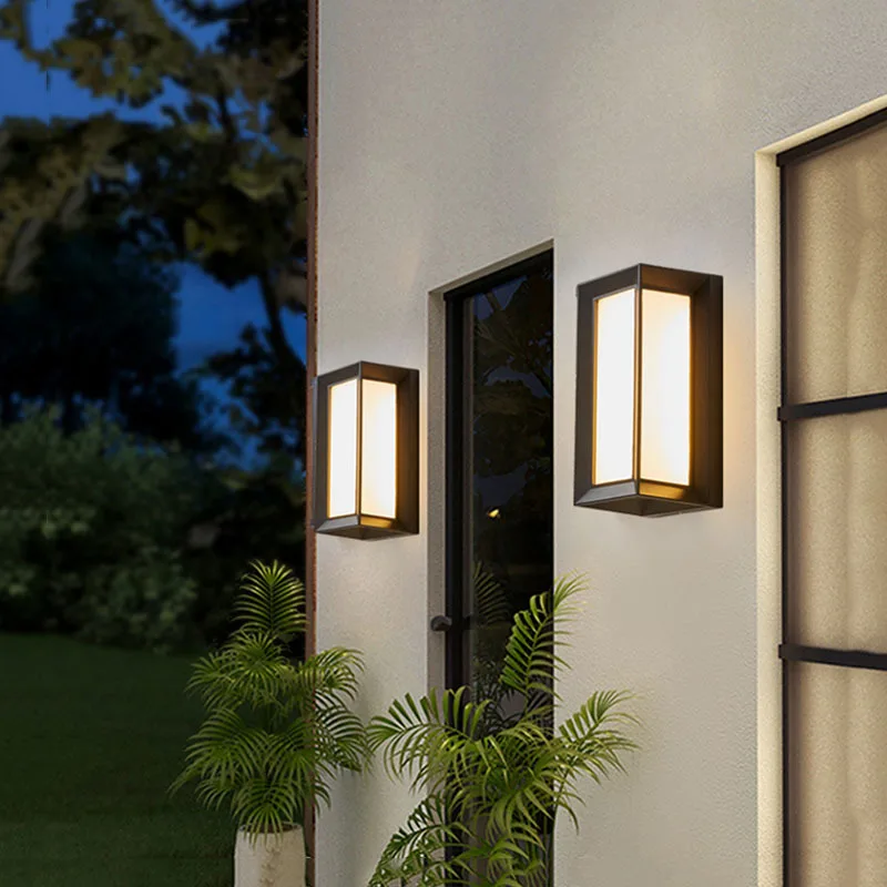 

Outdoor wall lamp waterproof villa garden terrace stair corridor damp-proof radar induction light control outdoor wall lamp