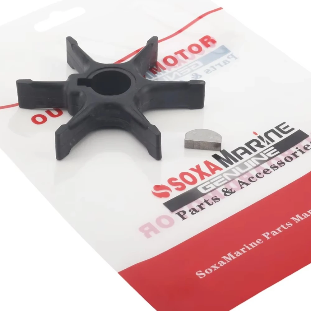 

17461-93003 Крыльчатка и ключ водяного насоса для Suzuki 2-тактный 9,9 14, 16, 25, 28 л.с. морской подвесной двигатель 18-3092 17461-93004