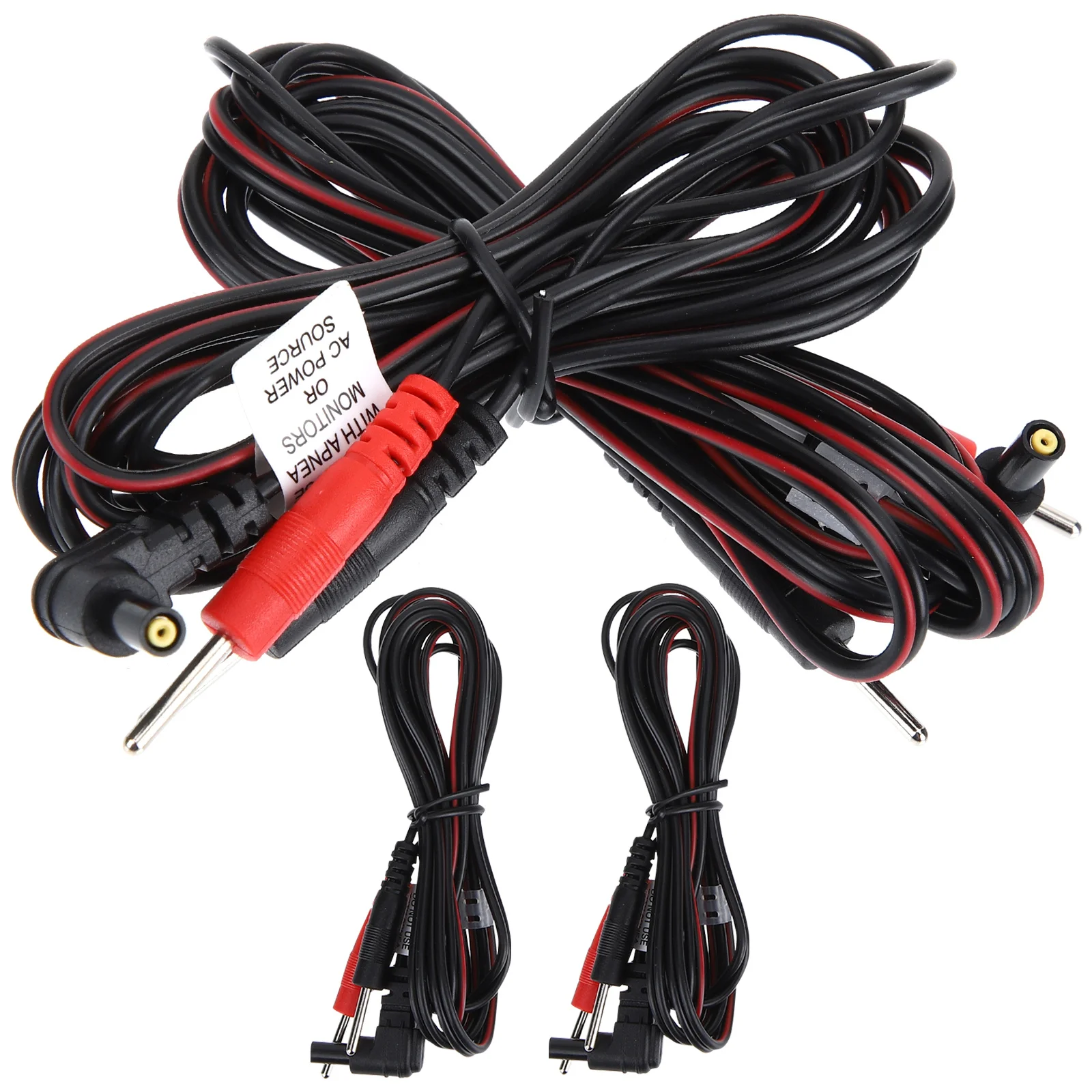 

4 шт. электродные кабели 2 мм контактные разъемы для физиотерапевтических аппаратов терапевтические устройства сменные провода кабель для машины