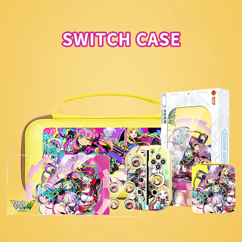 For Nintendo Switch Case Switch OLED Accessories Cute Cartoon TPU Shell Storage Bag Cover For Switch Accessories Console Game