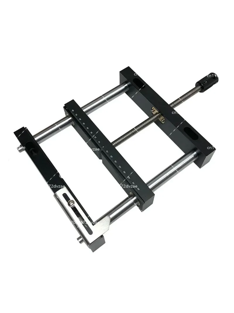 

200*412mm Aluminium Fixture Flat Tongs Flat Tongs Vice Vise Screw Parallel-jaw Vice Plain Vise QGG for DIY Wood Metal Working