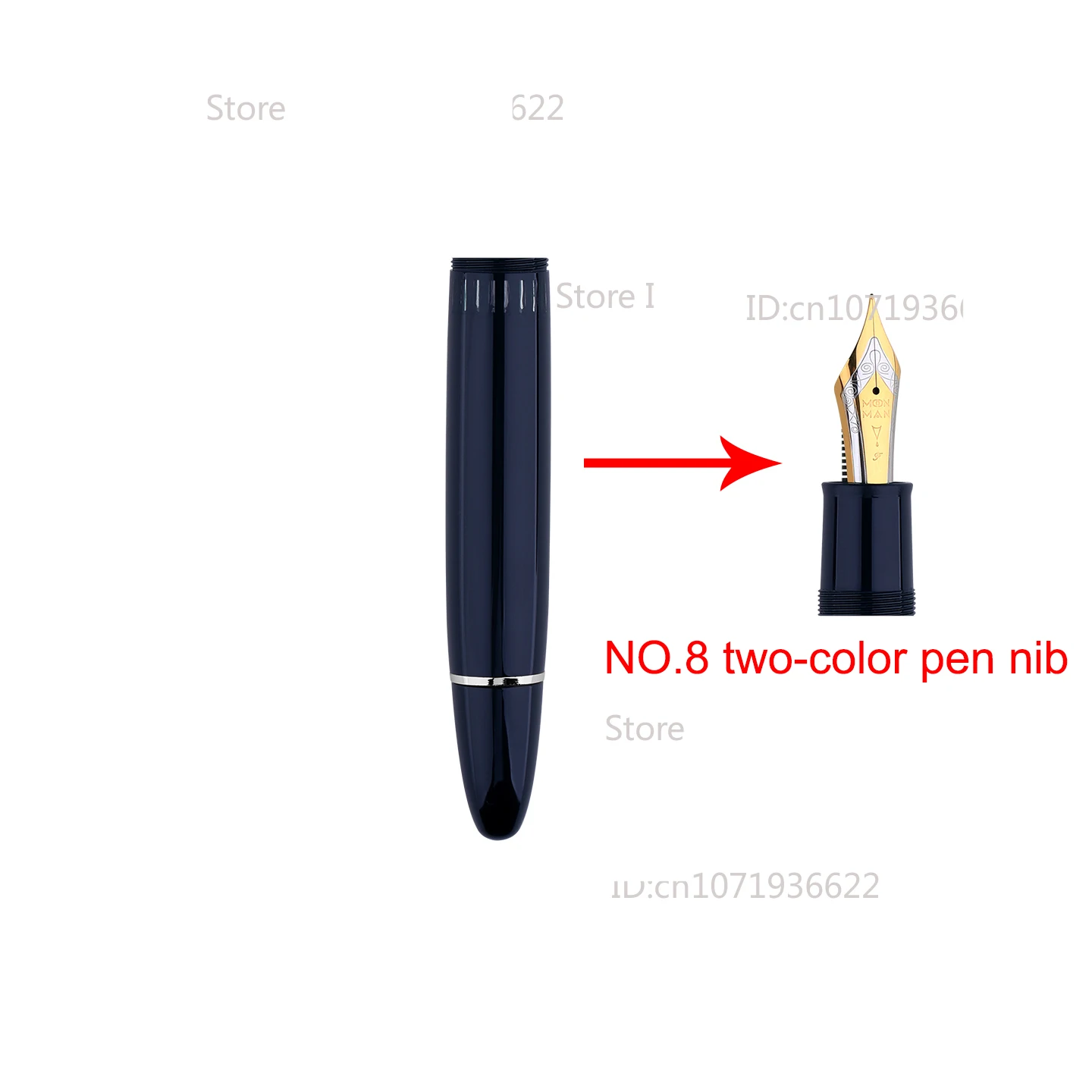 

New Brand Majohn P141 Piston Resin Fountain Pen NO.8 Fine Nib,Ink Window Writing with Gold / Silver Trim Writing Gift Pen