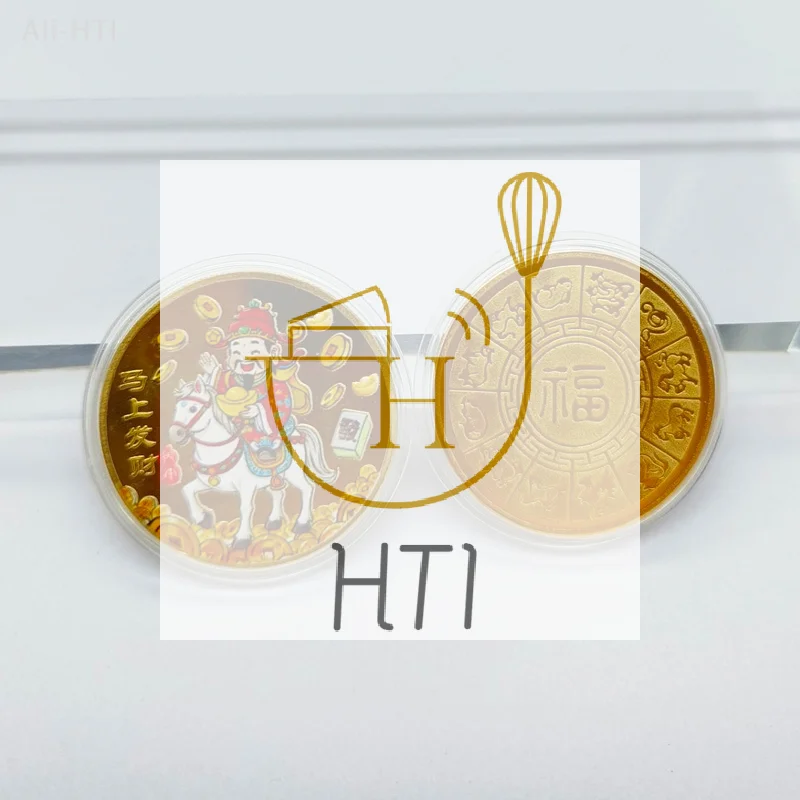 1-шт-коллекционная-монета-«Счастливое-животное-—-Лошадь»-серебряная-40-мм-металлическая-коллекционная-2026-год-китайский-Новый-год-золотые-сувенирные-монеты