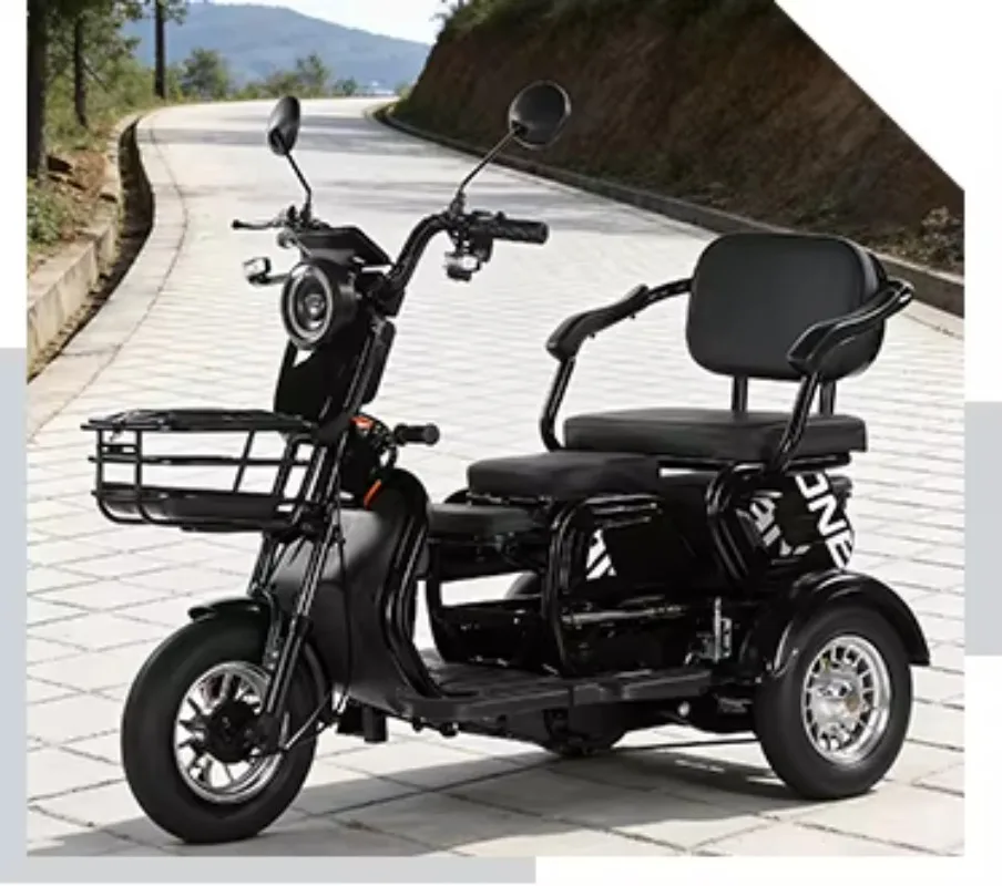 Low Speed Safe Electric Three Wheeler Cargo Tricycle Strict Structure Farm Rural Vegetable Bulk Goods Short Haul Long Range