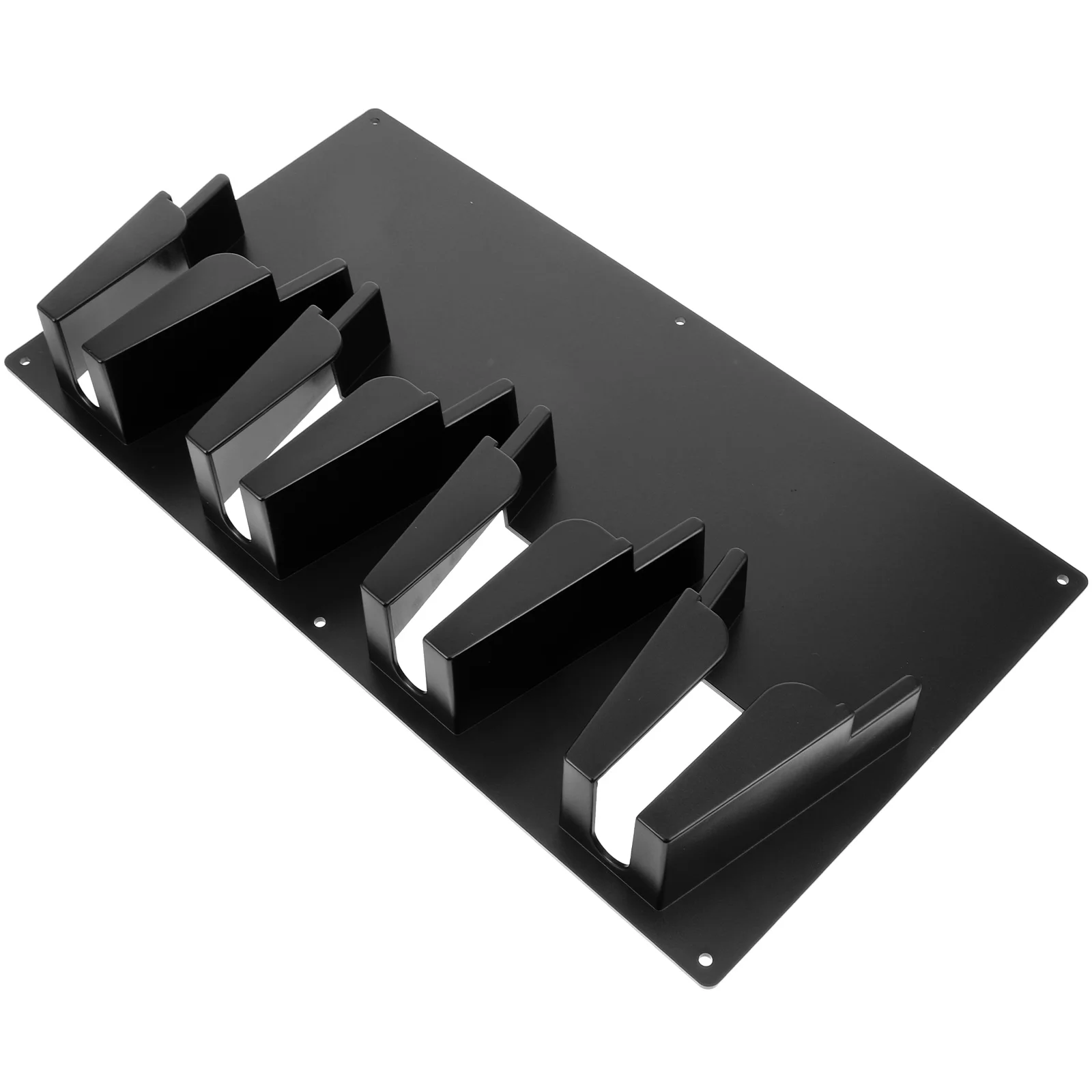 Clipper ไฟฟ้า Rack ผมกล่องเก็บสีดํา Wall Mount สําหรับ Clippers Trimmers Salon ร้านตัดผมวัสดุที่ทนทาน Space