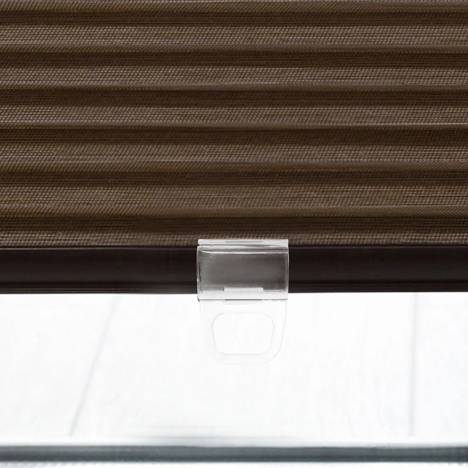 

10Pcs Transparent ABS Roller Shade Pulls Window Blind Handles Fit 15mm Rod Roller Shutter Accessories Valance Clips