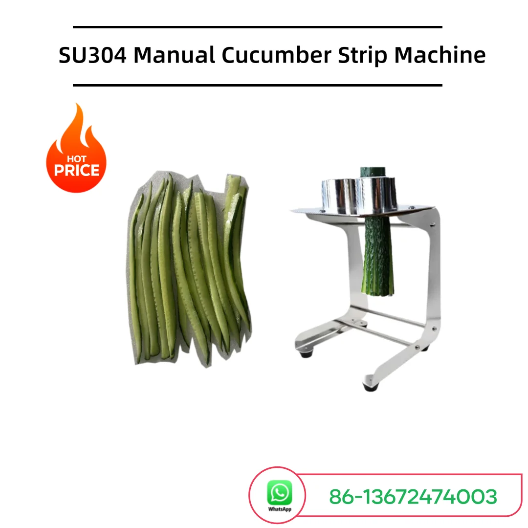آلة قطع شرائح الخيار اليدوية SU304 - قطاعة الجزر لصنع السوشي أداة قطع يدوية لقطع مفرمة الخيار
