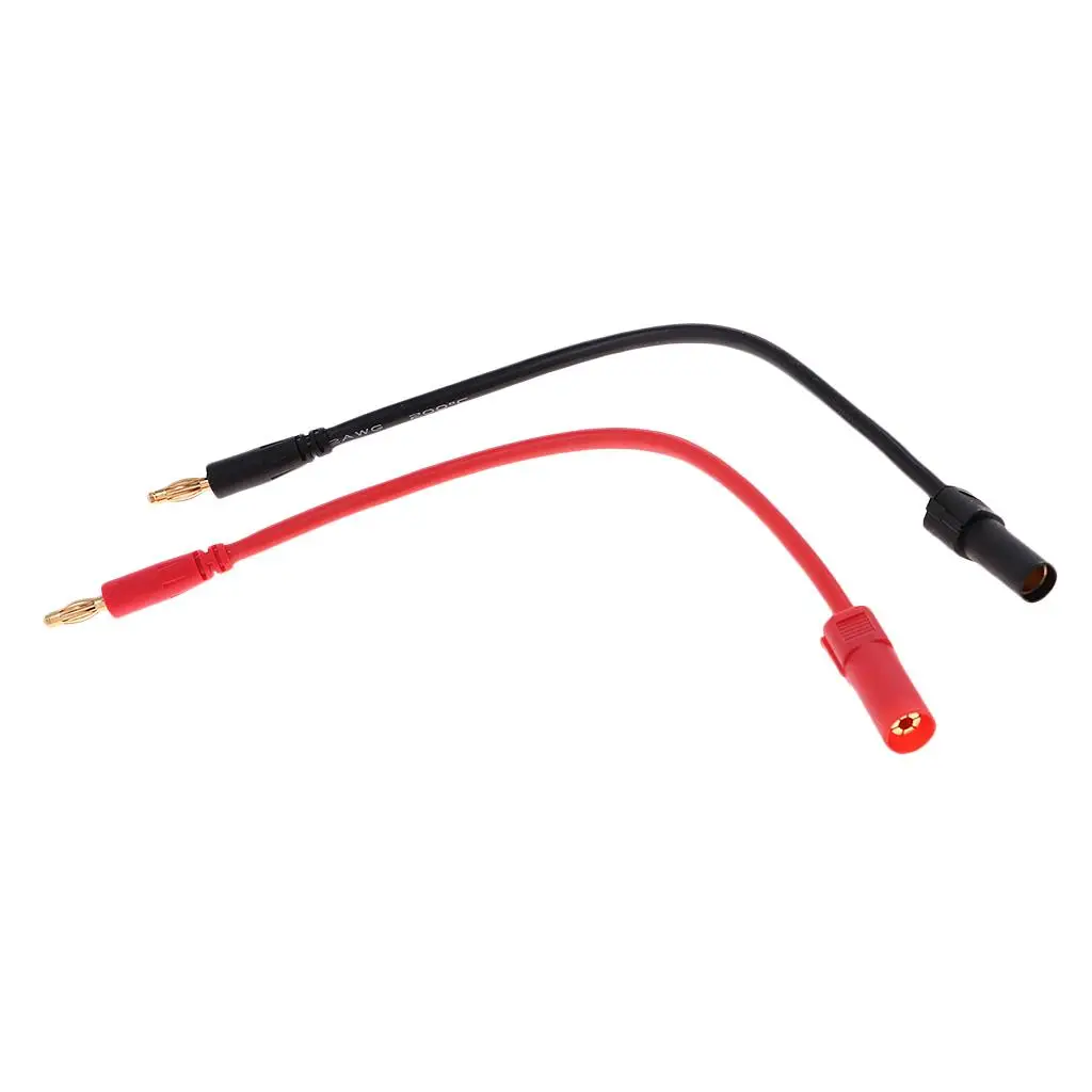 

Silicone Wire XT-150 Plug RC Charging Cable 4mm Banana Male to Female Battery Connector for Lipo RC Vehicle Model