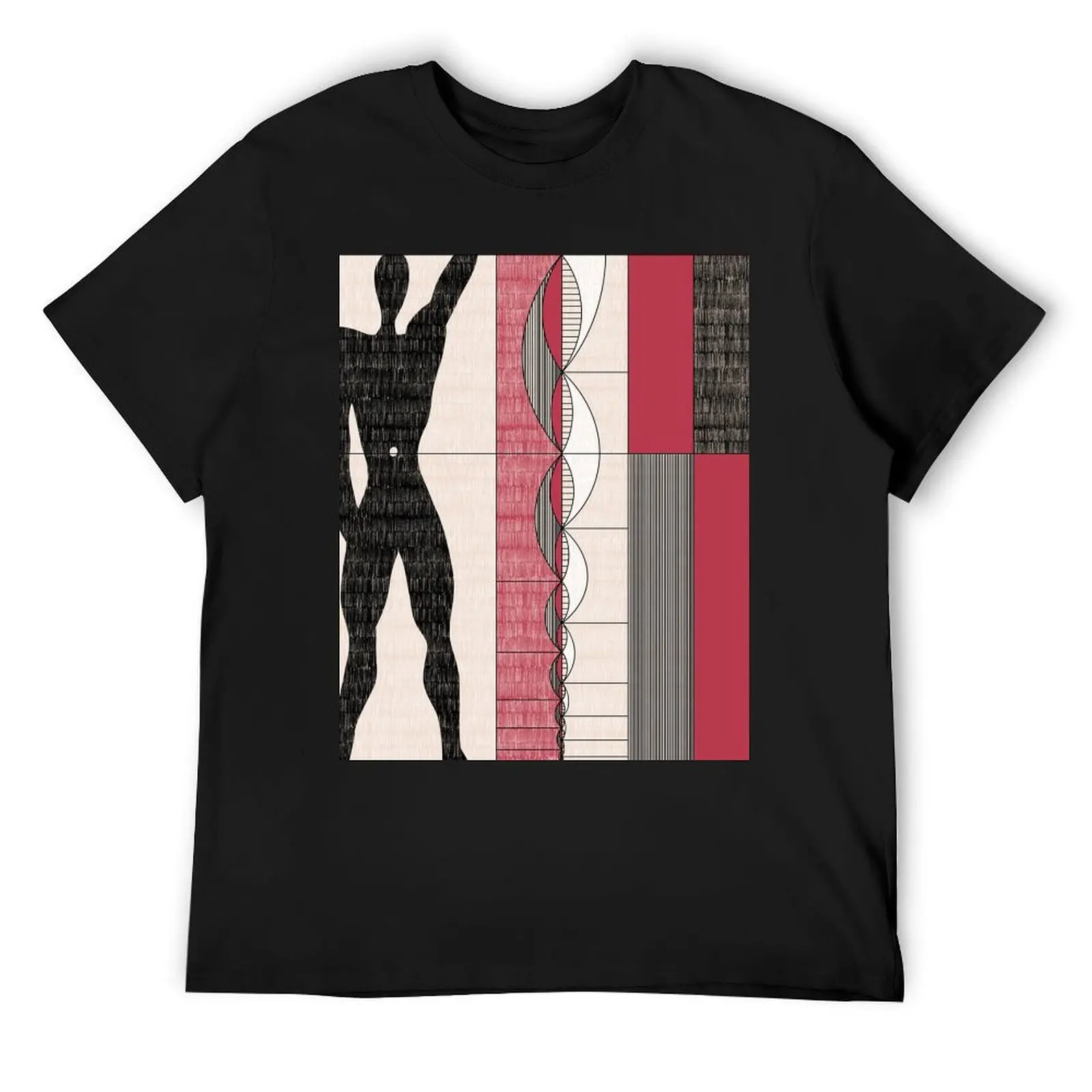 

Le Corbusier architecture illustration minimalist colored pencil Modulor T-Shirt for a boy sweat mens funny t shirts