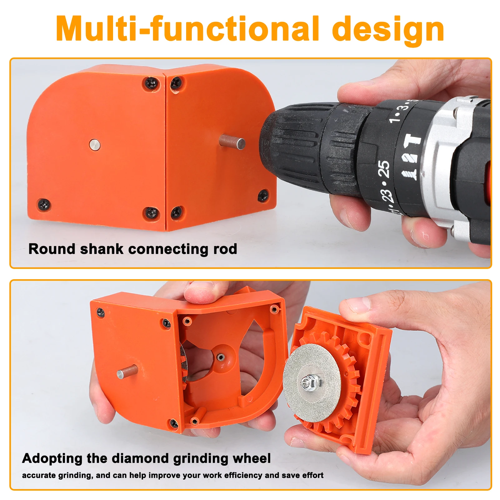 Multipurpose Electric Drill Bits Grinding Sharpener Wear Resistant Diamond Grinding Blade Sharpening Tool Impact Drill Milling C