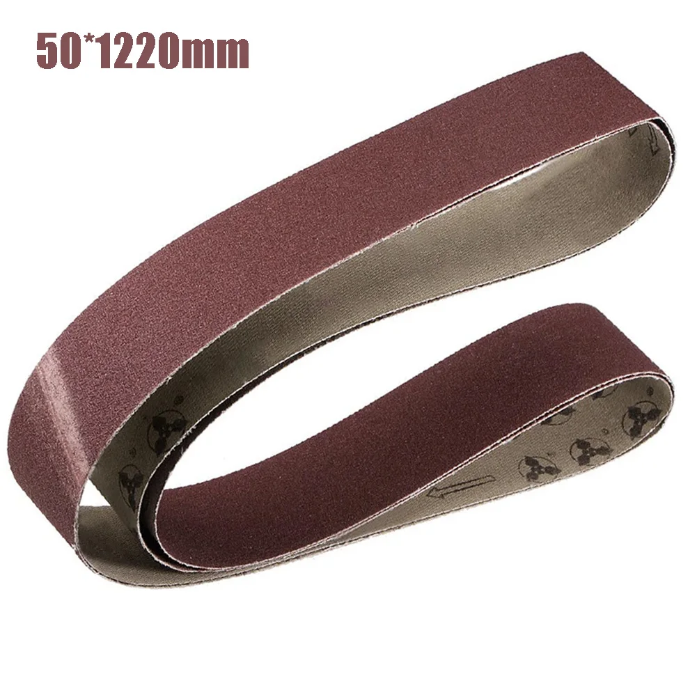 NuoDunco 50x1220mm/75X533mm Sanding Belts Fused Alumina Zirconia Sander Belts Abrasive Tool  Wood Soft Metal Polishing 1pcs