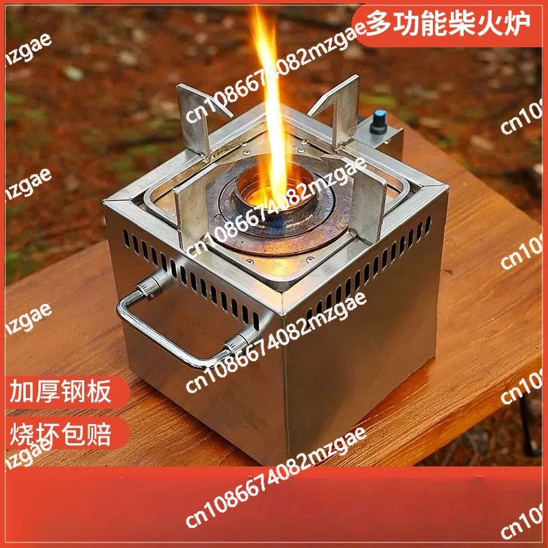 Outdoor Portable Wood Stove Extra Thick Charcoal Stove Home Portable Folding Wood Stove Camping