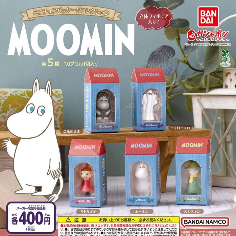 

Bandai Moomin Little My Snufkin European House Packaging Miniature Character Figure Gp Model Toy Display Decoration Collectible