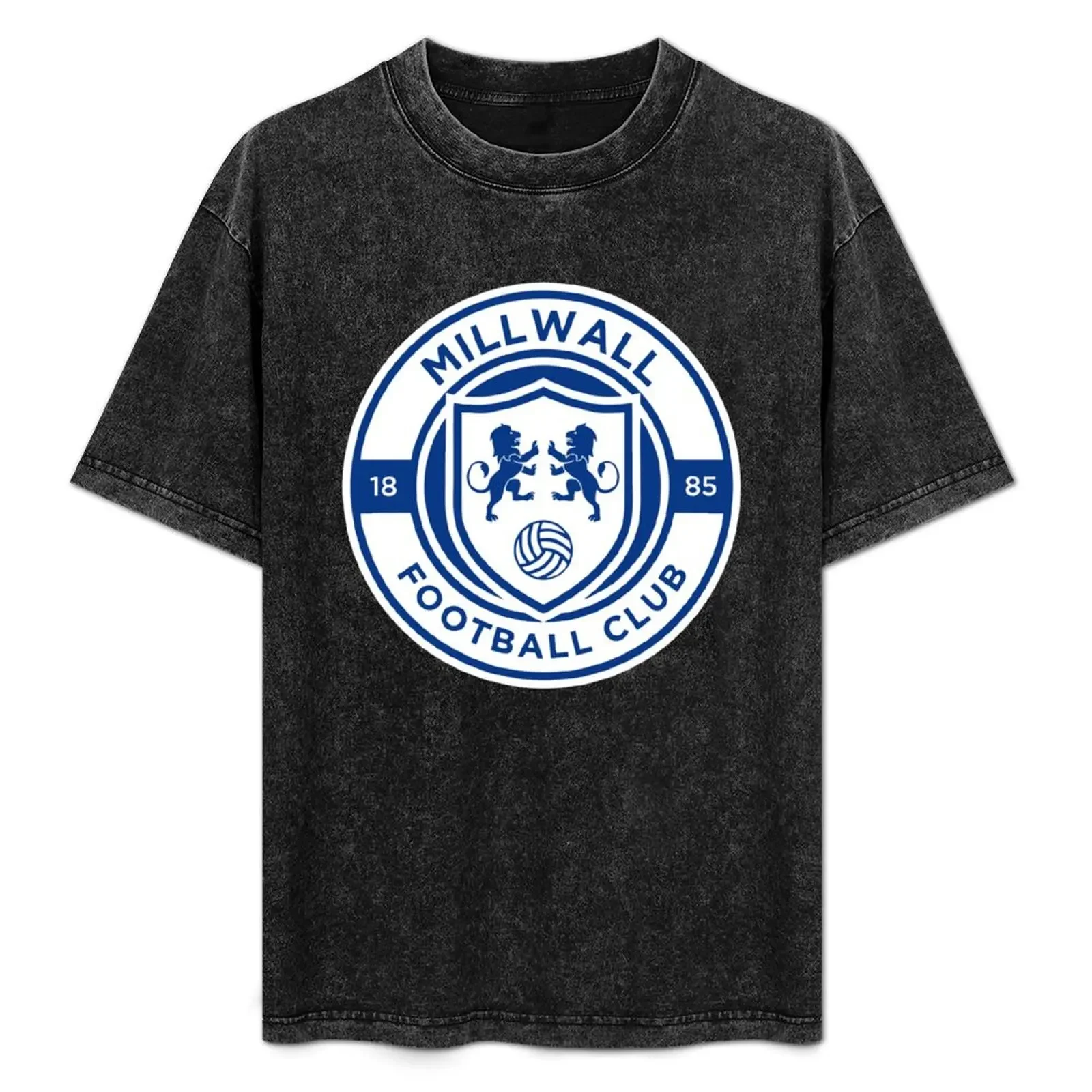 

Millwall Logo T-Shirt Everyday Wear Basic Short Sleeve Top