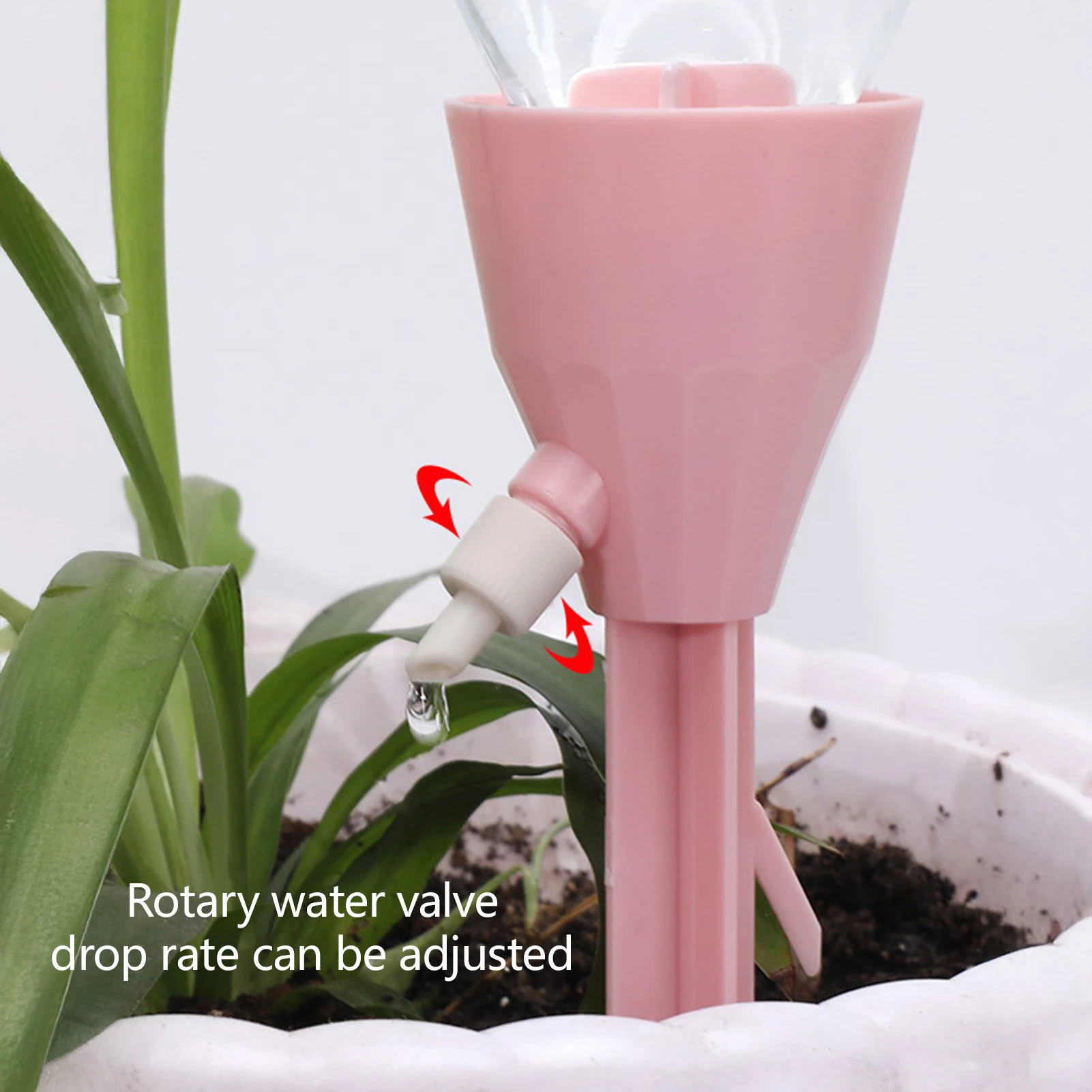 

Indoor Plant Self Watering Spikes Plastic Bottles Plant Waterer Devices Garden Supplies for Garden Water Planter System