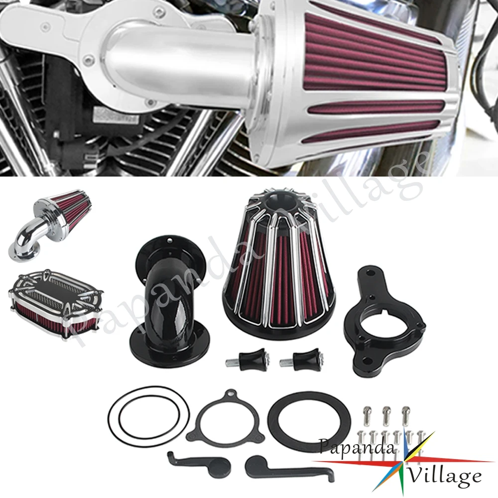 For Harley Softail Touring Road King 17-2023 Motorcycle Air Filter High Flow FilterIntake Filter Sport Power Cold Air Induction