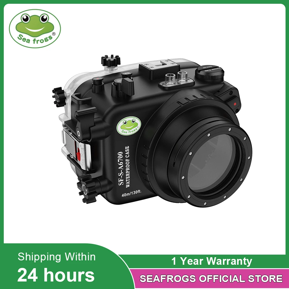 Seafrogs 40Meter Professional Waterproof Diving Case With Standard port For Sony A6700