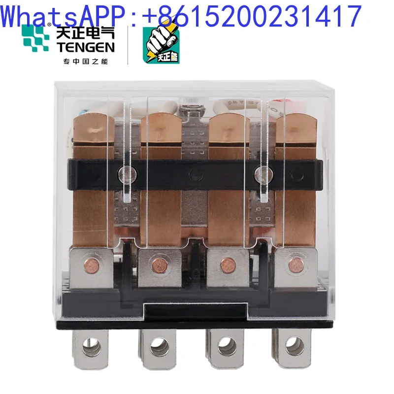 TENGEN HH64P Contact Transparent LY4NJ Medium Small Relay 14 Wide Pin 24V Silver 220V