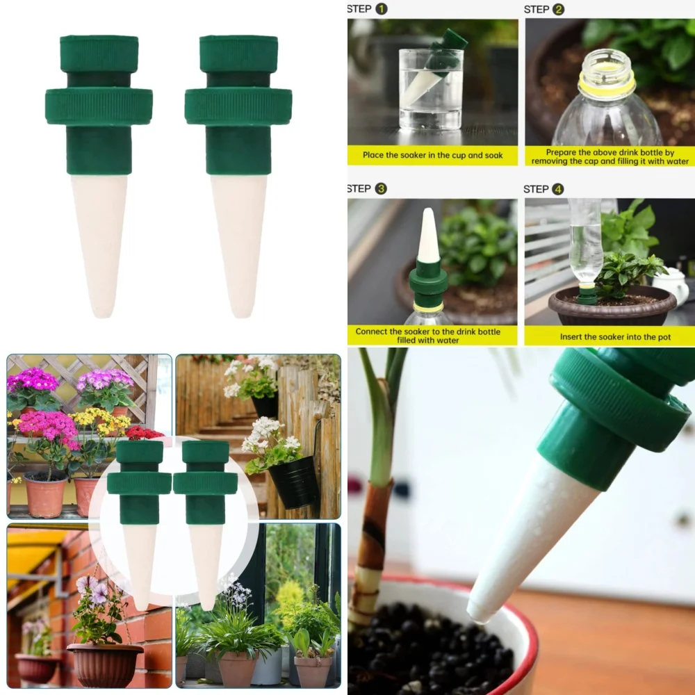 

Irrigation equipment parts2pcs Self Watering Spikes for Plants Automatic Irrigation System Plant Watering Stakes Indoor Outdoor