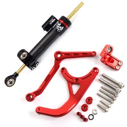 Motorcycle Accessories Stabilizing directional Steering Damper Bracket Kits For Ducati Multistrada V4 S Pikes Peak RS 2021-2024