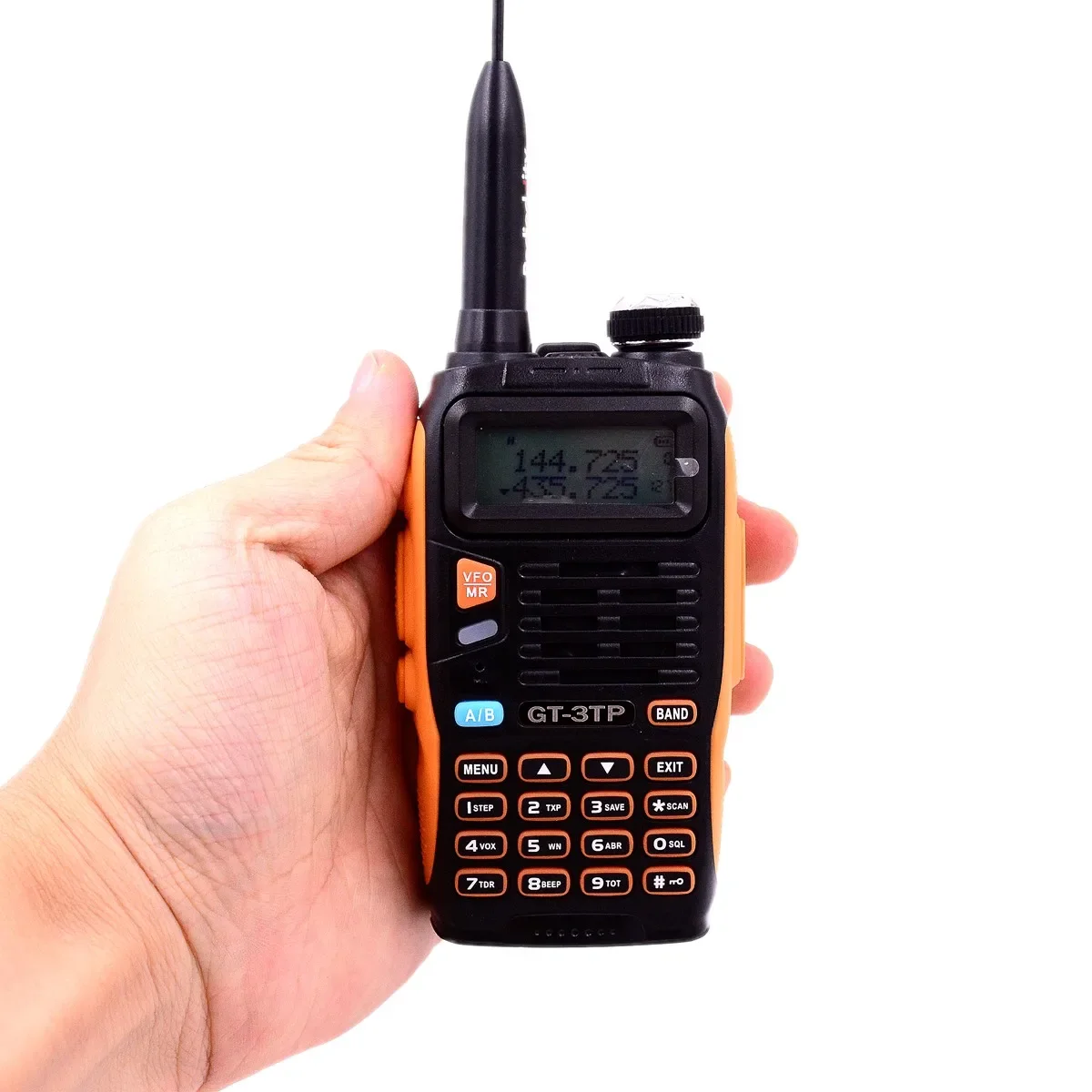 Baofeng GT-3TP Radio bidireccional Teclado de doble banda Pantalla LCD 8W 23cm Antena de ganancia GT3 Radios de HAM para exteriores Comunicación inalámbrica