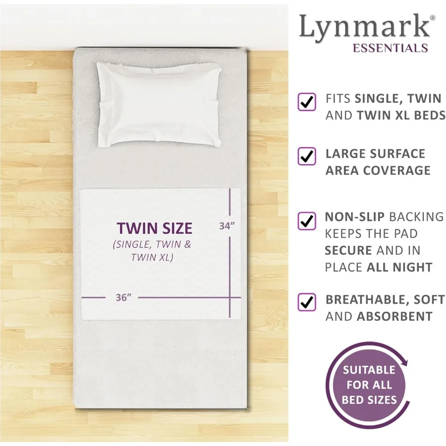 Lynmark® Washable Bed Pads 34