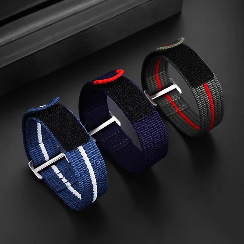 High Quality Nylon Watch Strap 22mm Watchband For Tactical Frog FXD Dive Sports Watch Men VS75B FX-Diving V4 42mm NH35 Bracelet