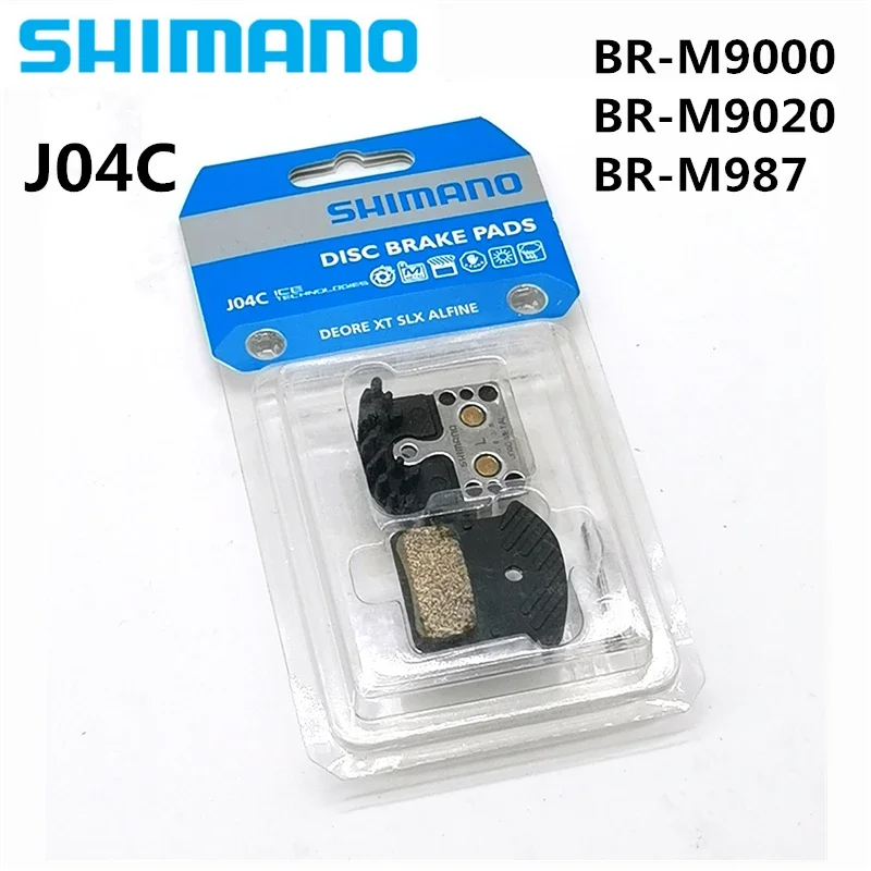 

SHIMANO XTR J04C Bike 2-Piston Narrow Metal Disc Brake Pads for BR-M9000/M9020/M987/M985/M8100 with Spring Iamok Bicycle Parts