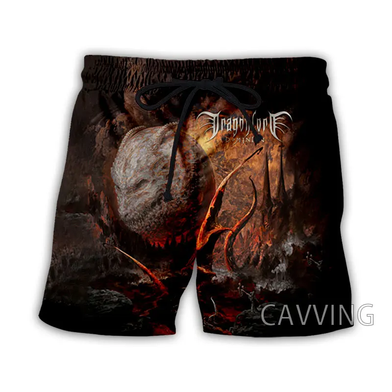 

CAVVING 3D Printed DragonLord-rock Summer Beach Shorts Streetwear Quick Dry Casual Shorts Sweat Shorts for Women/men