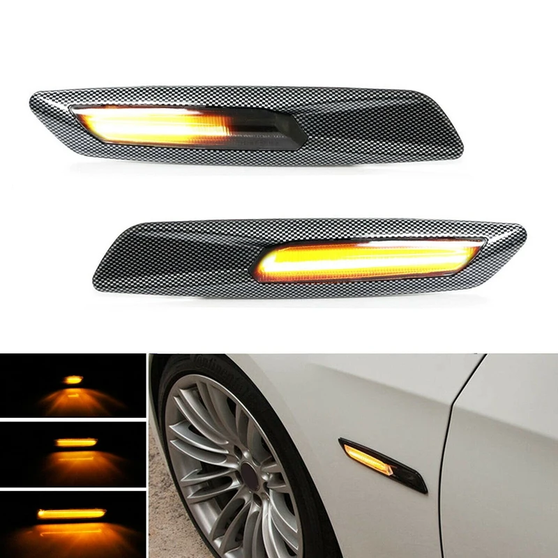 For BMW- LED Side Marker Light Leaf Board Turn Signal E81 E82 E87 E88 E90 E91