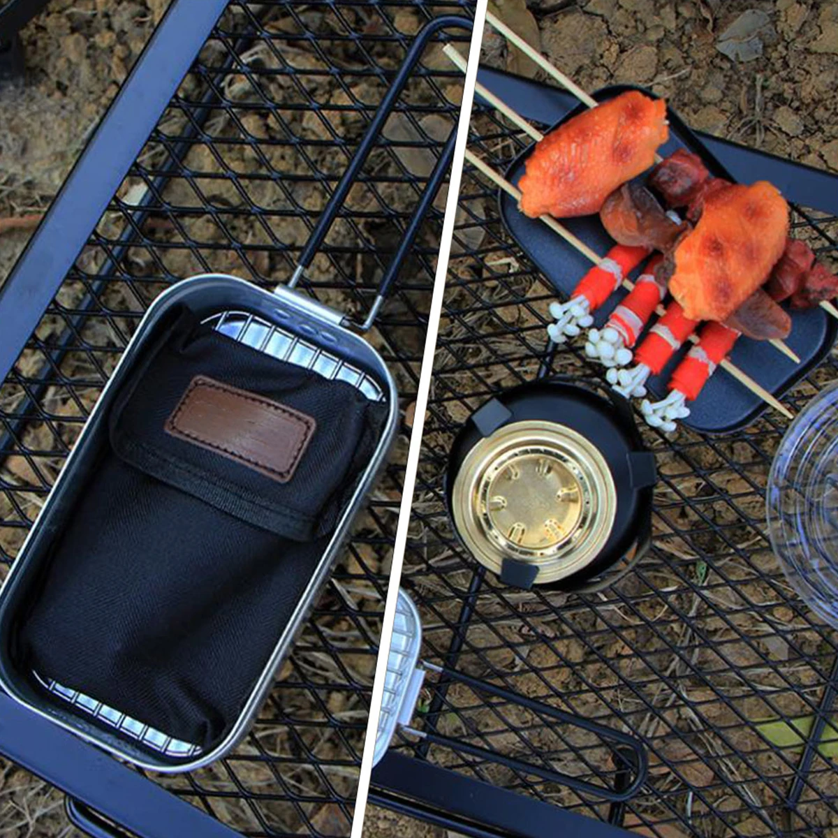 

Non Stick Barbecue Plate Grill Pan Oxford Cloth BBQ Tool Uniform Heating Sturdy Kitchen Supplies Practical Cooking