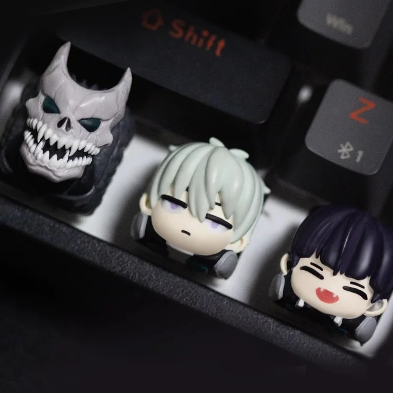 

Kaiju No.8 Anime Keycaps Resin Artisan Keycaps Custom Reno Ichikawa Soshiro Hoshina Key Caps for Mechanical Keyboard Accessories