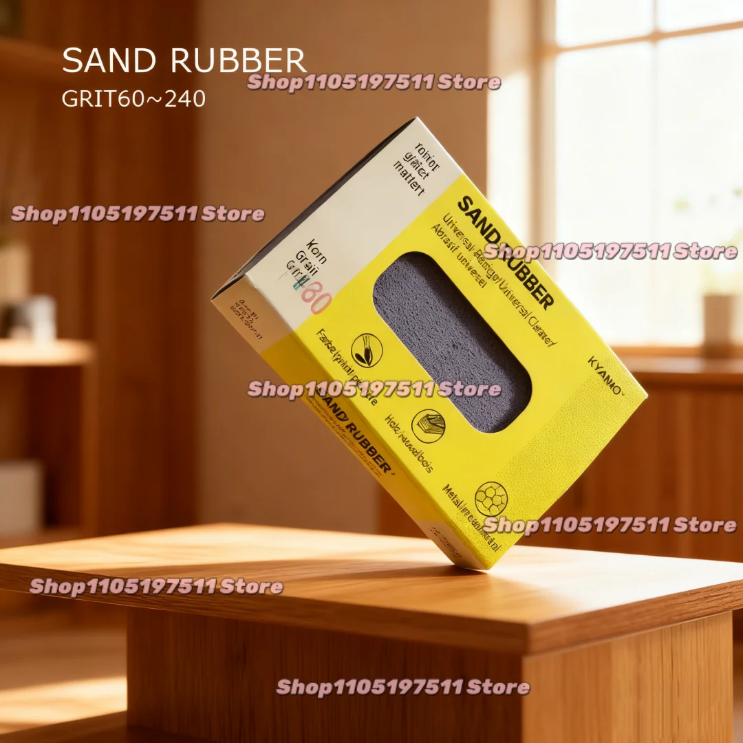 20x50x80mm Sand Rubber Soft Oilstone Stainless Steel Scratch Repair Watch Strap Drawing Grinding Block Mold Polishing Grinding