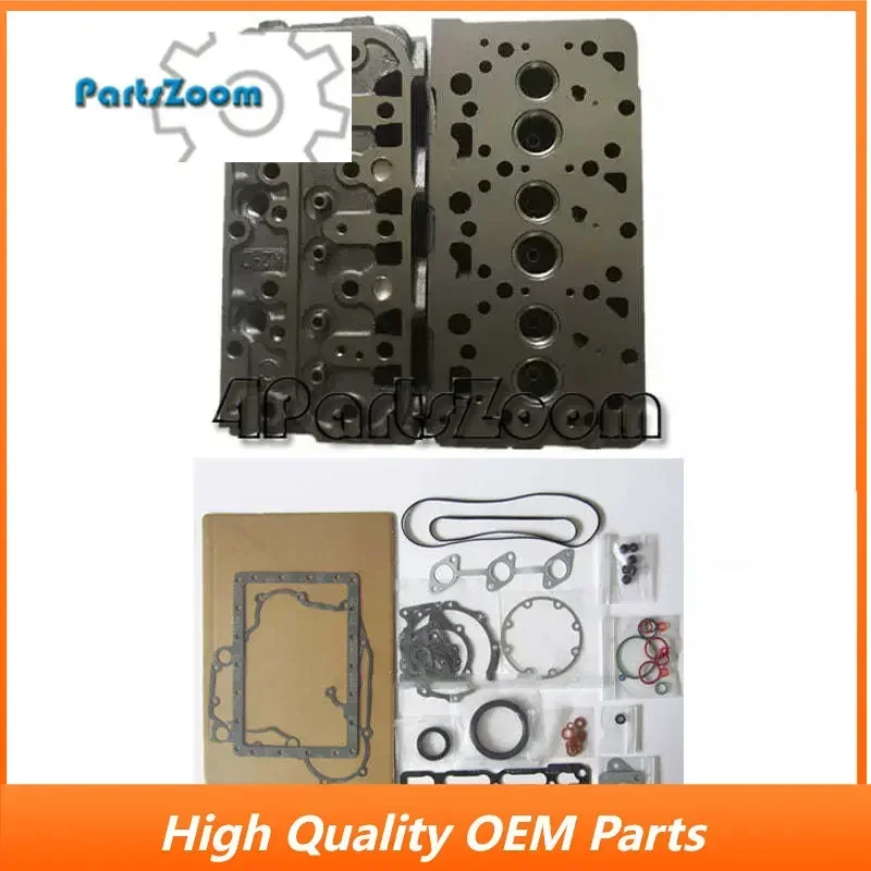 Complete cylinder head assembly assy for kubota engine D1105 with full gasket