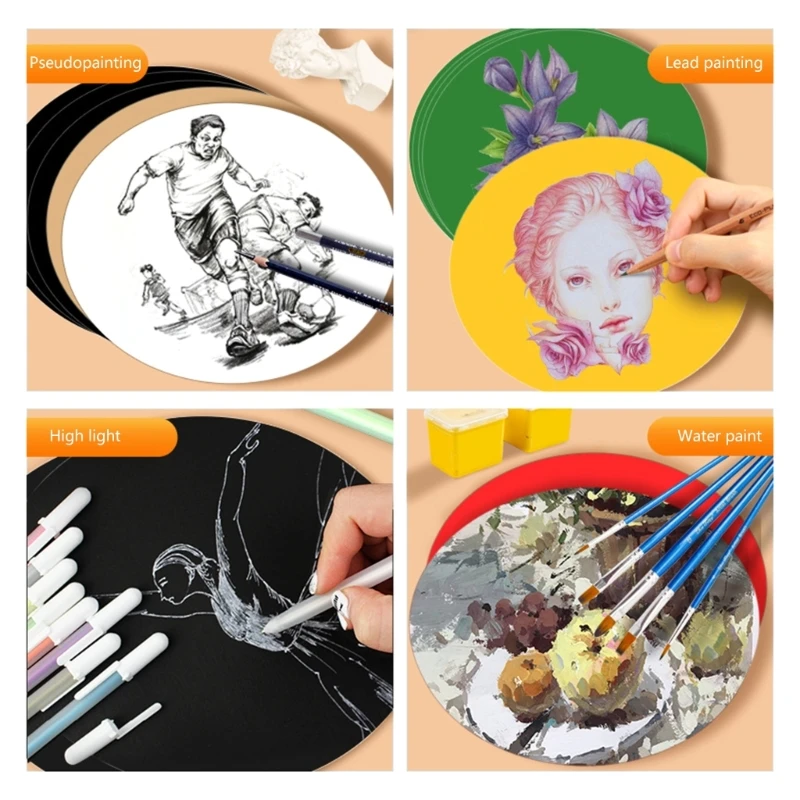 Runde Ausschnitte aus Papier in verschiedenen Farben für DIY-Kunsthandwerk, Klassenzimmer-Dekoration